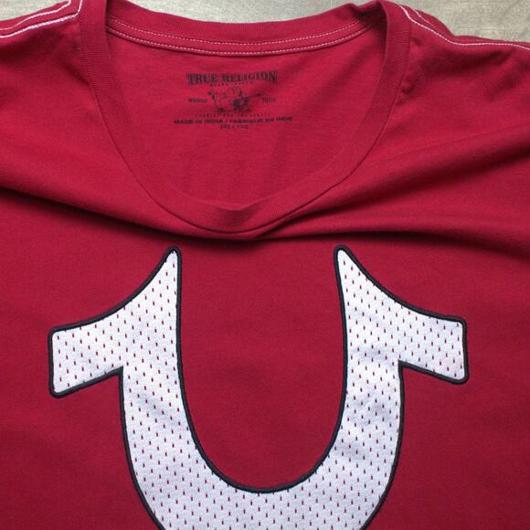 True Religion T-Shirt Mesh U Size 2XL Jeans T-Shirt - Picture 3 of 7